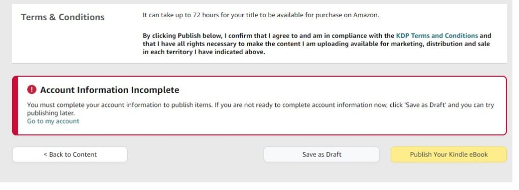 How to publish a book on Amazon step 21