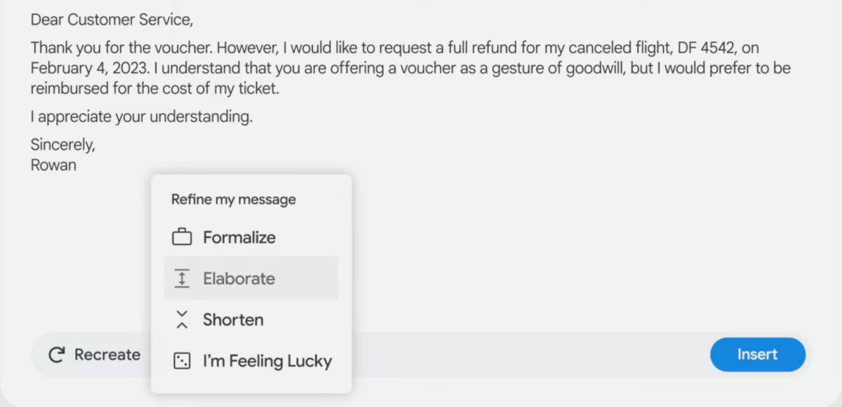 google gmail personalized email